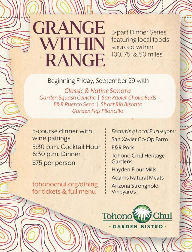 Grange Within Range Dinner – Classic & Native Sonora
